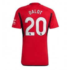 Manchester United Diogo Dalot #20 Hemmatröja 2023-24 Korta ärmar